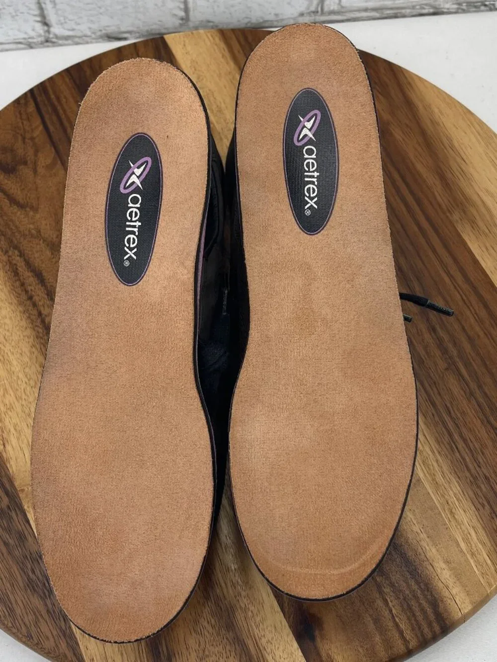 Mephisto Laser Runoff System Womens Sz. 8.5 Brown Black Leather Comfort Shoes